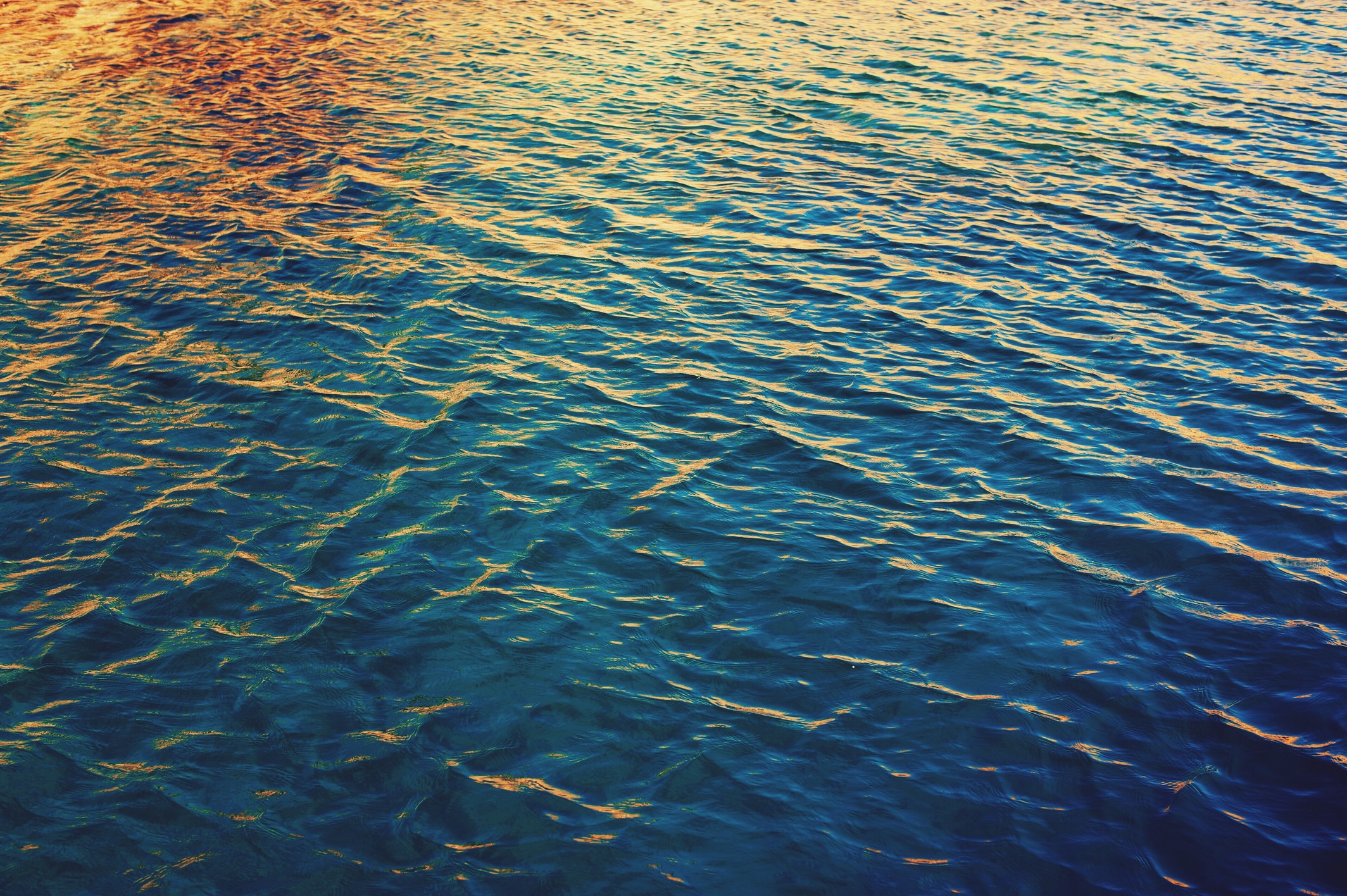 海　海洋　夕日　環境 